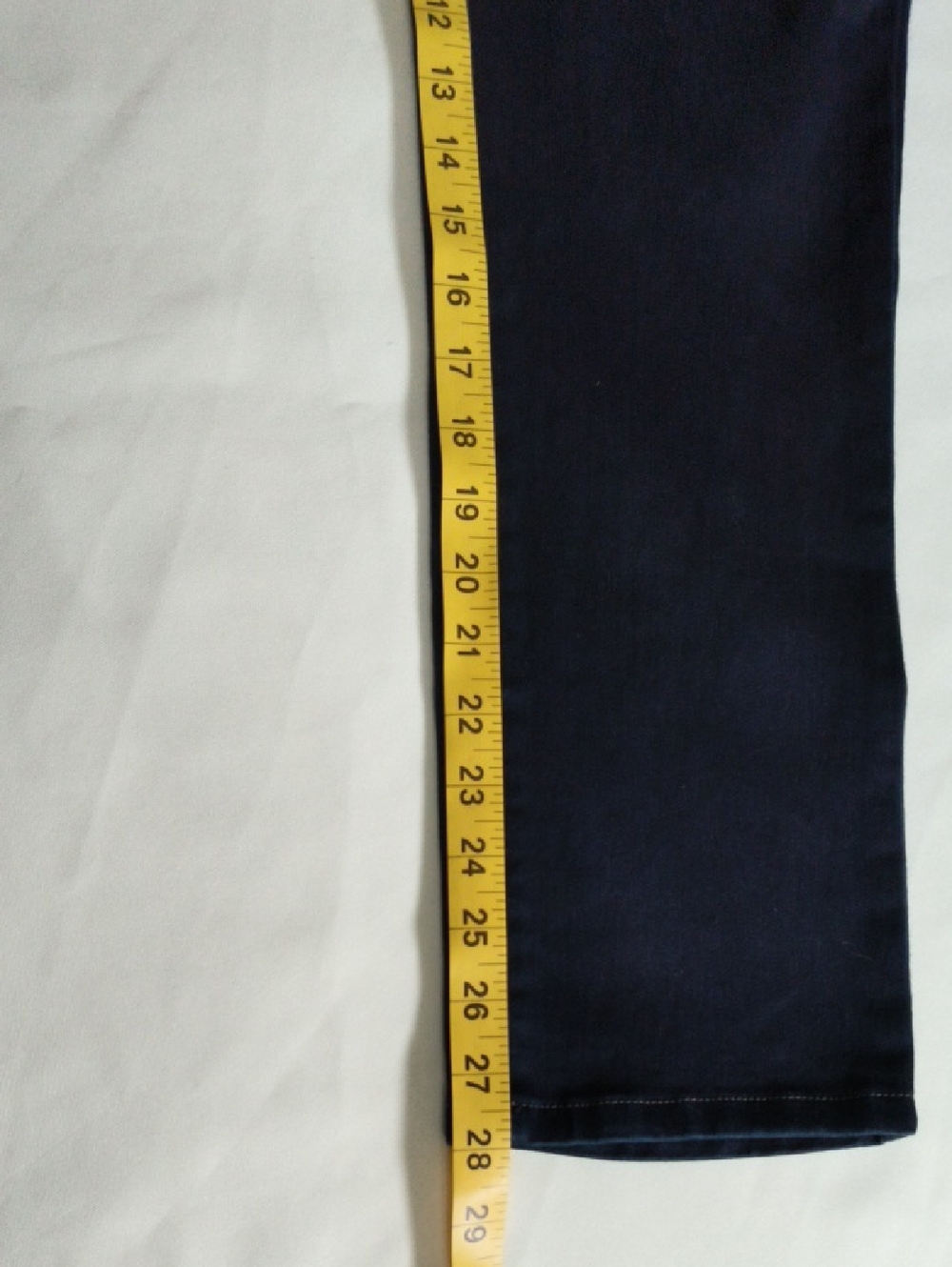 NYDJ 6 Petite Lift Tuck Indigo Blue Dark Wash Jeggings Made in USA Skinny Jeans - Picture 15 of 16